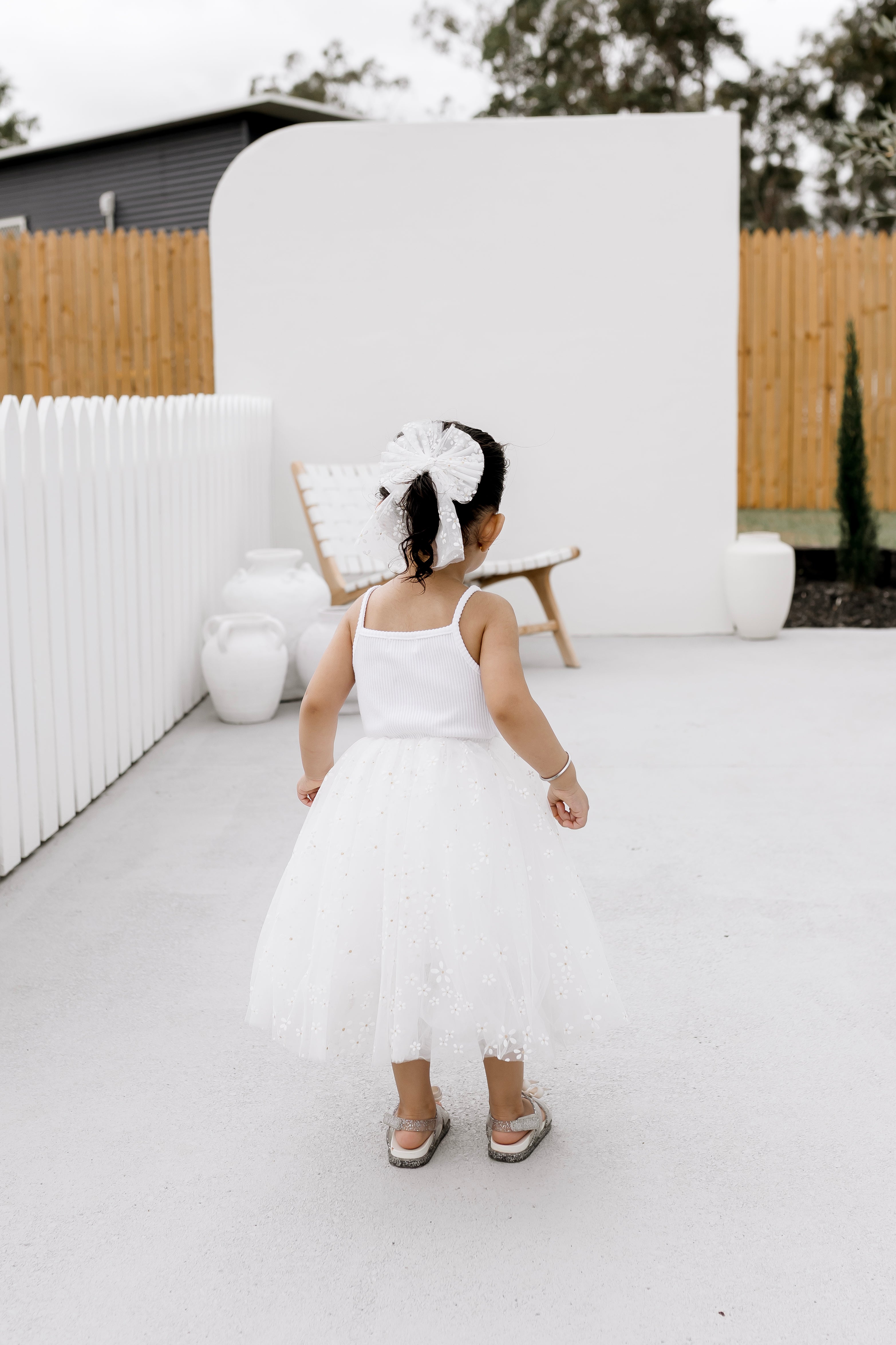 トリートユアセルフ　Twilight Tweed Tulle Dress Summer Tulle Dresses – Confetti Kidz