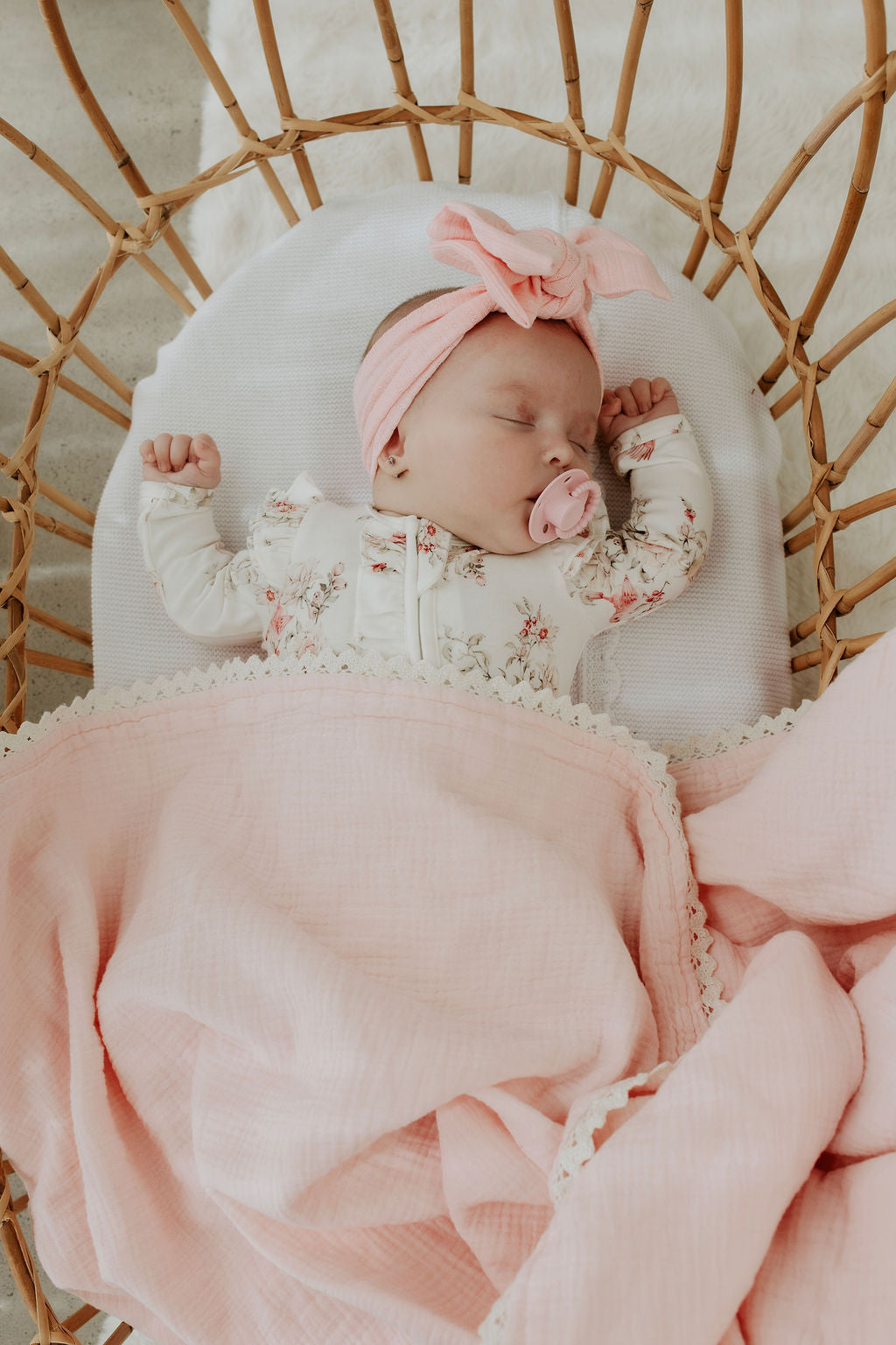 Rose Garden - Bamboo Zipsuit