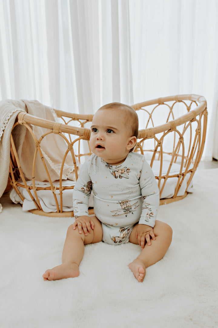Aviator Teddy - L/S Bodysuit