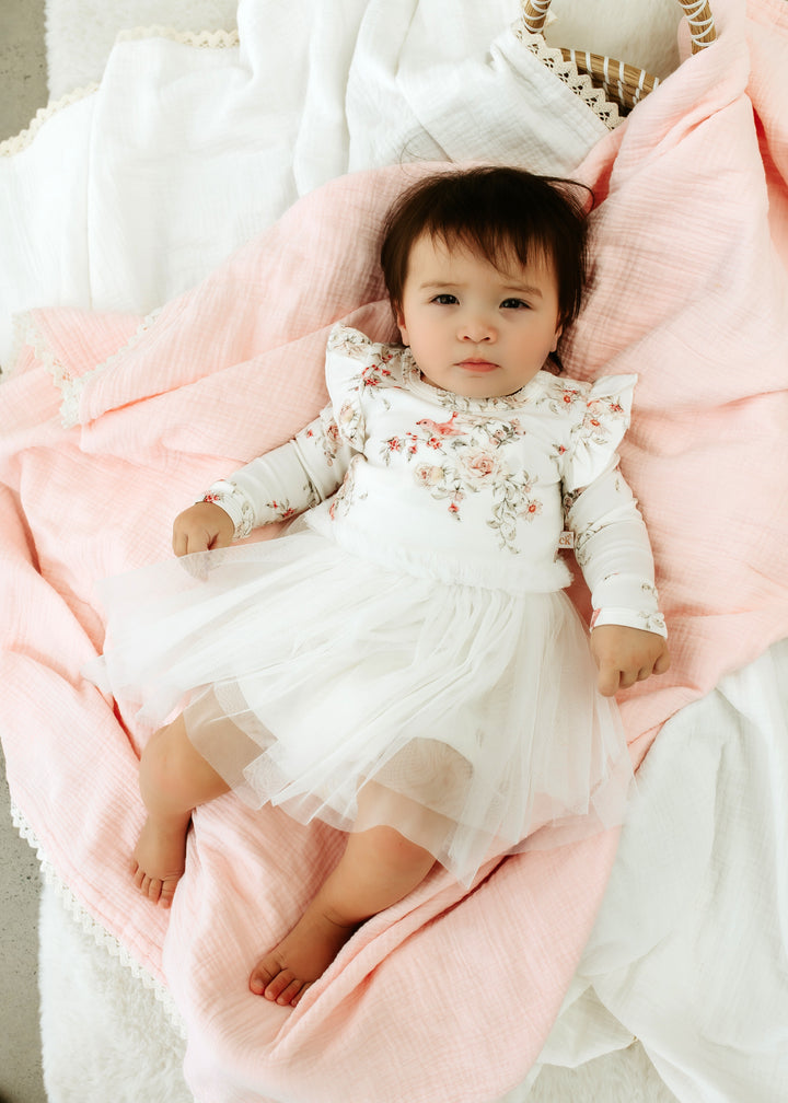 Rose Garden - Onesie tutu dress