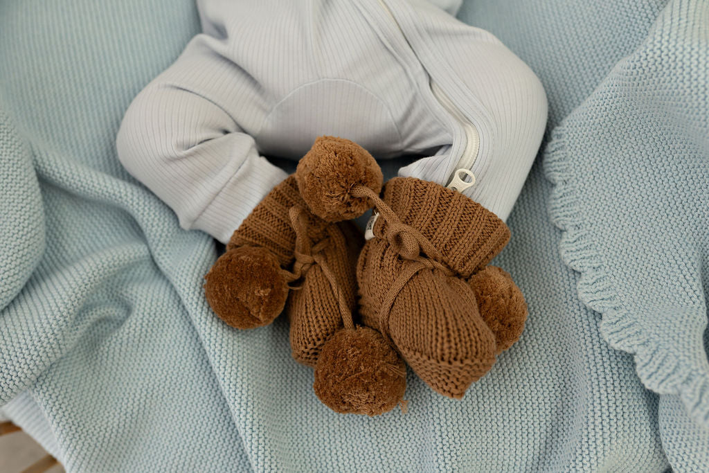 Soft Blue Ribb Zipsuit