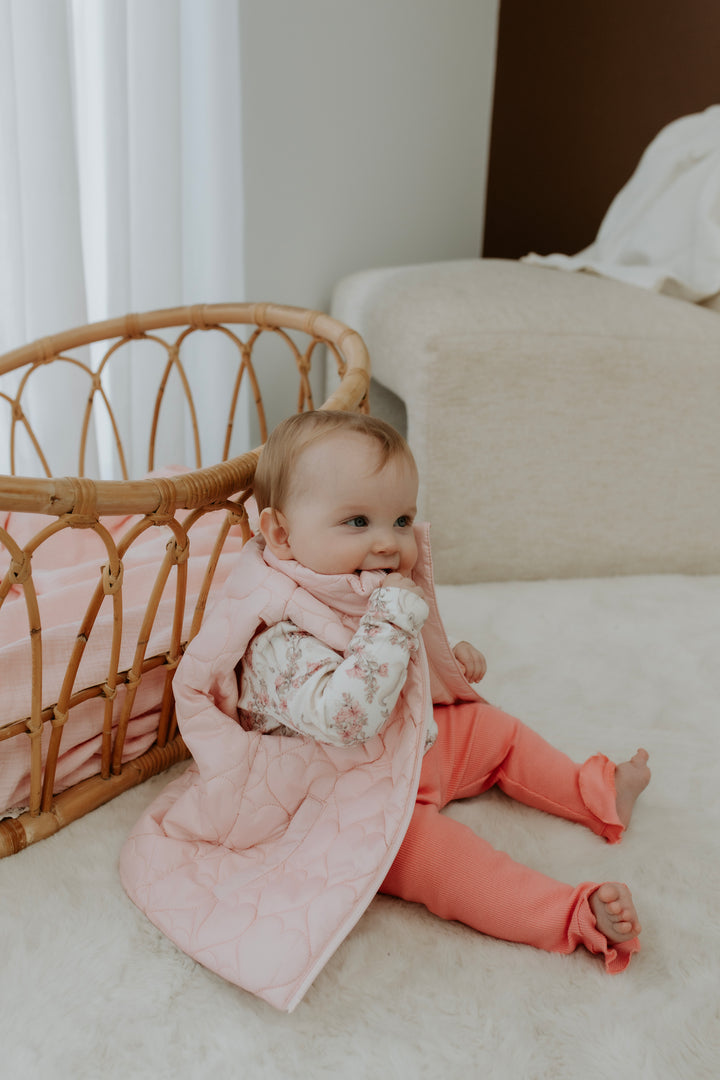 Rose Ribbed Leggings
