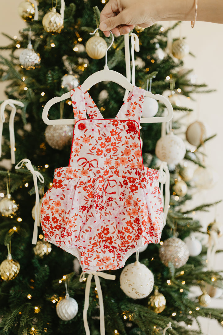 Sugarplum Floral Romper