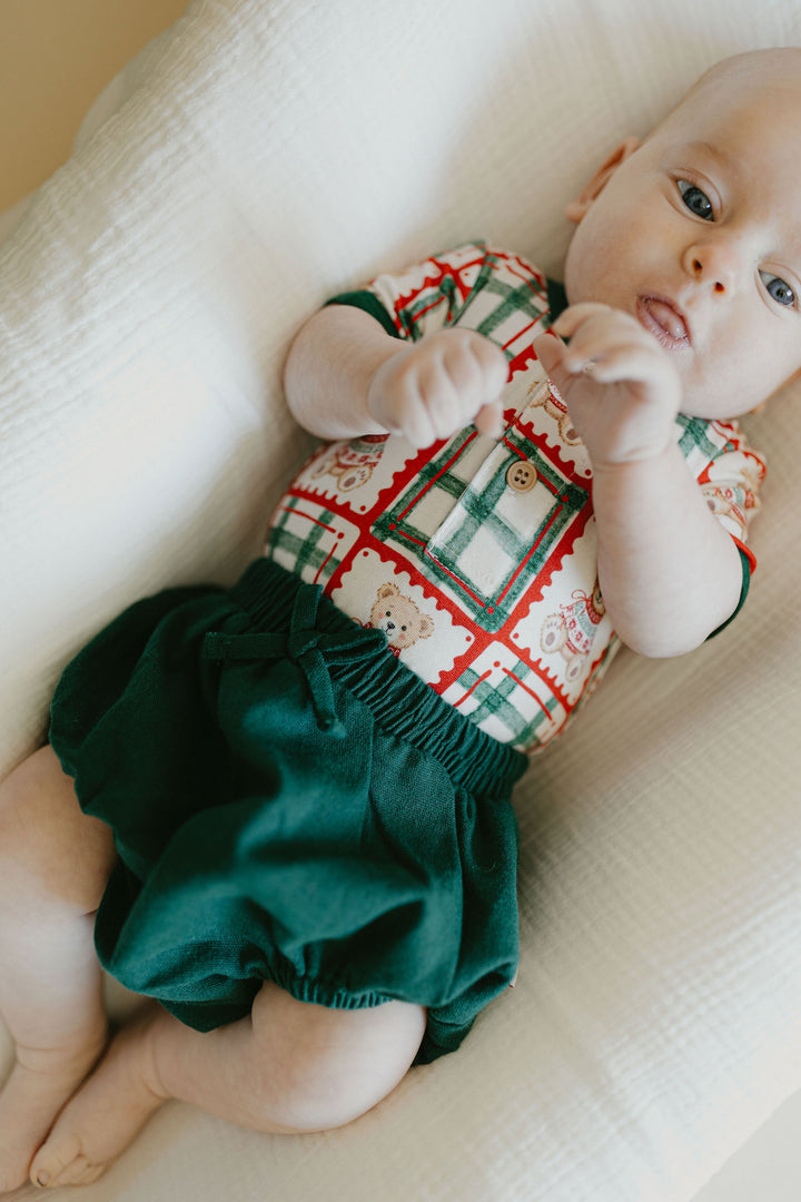 Christmas Teddy | Bamboo Bodysuit