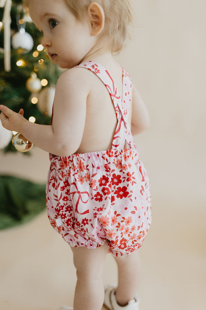 Sugarplum Floral Romper