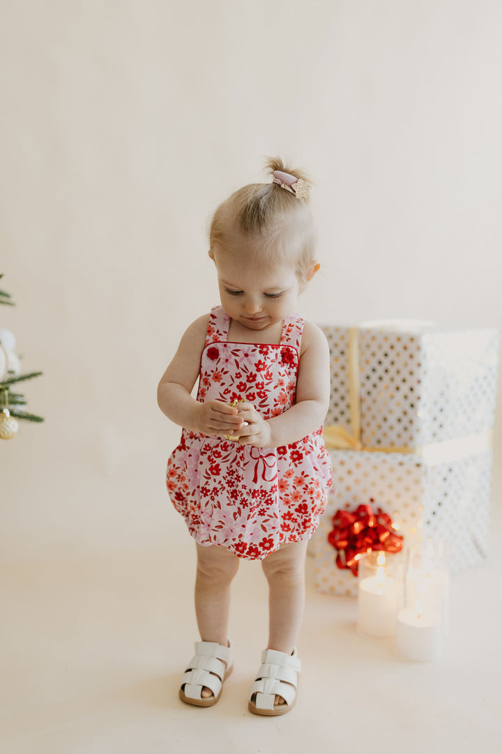 Sugarplum Floral Romper