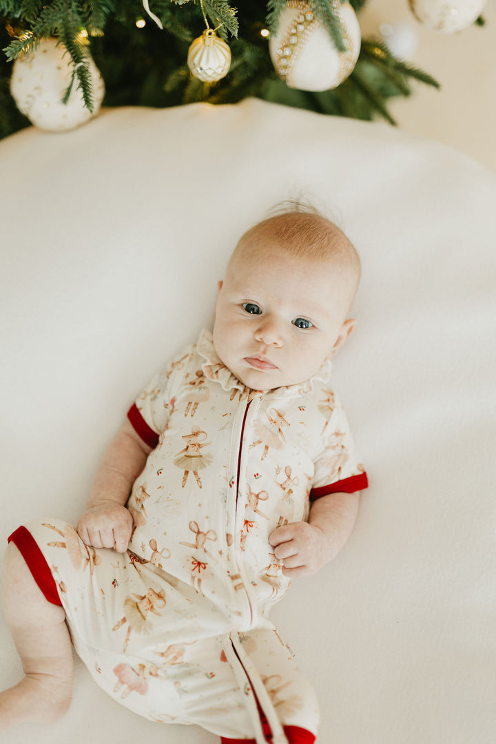 Swan Lake Mouse | Bamboo Zip Romper
