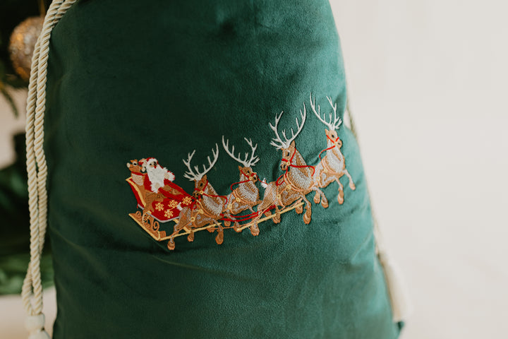 Deluxe Embroidered Santa Sack | Santa&