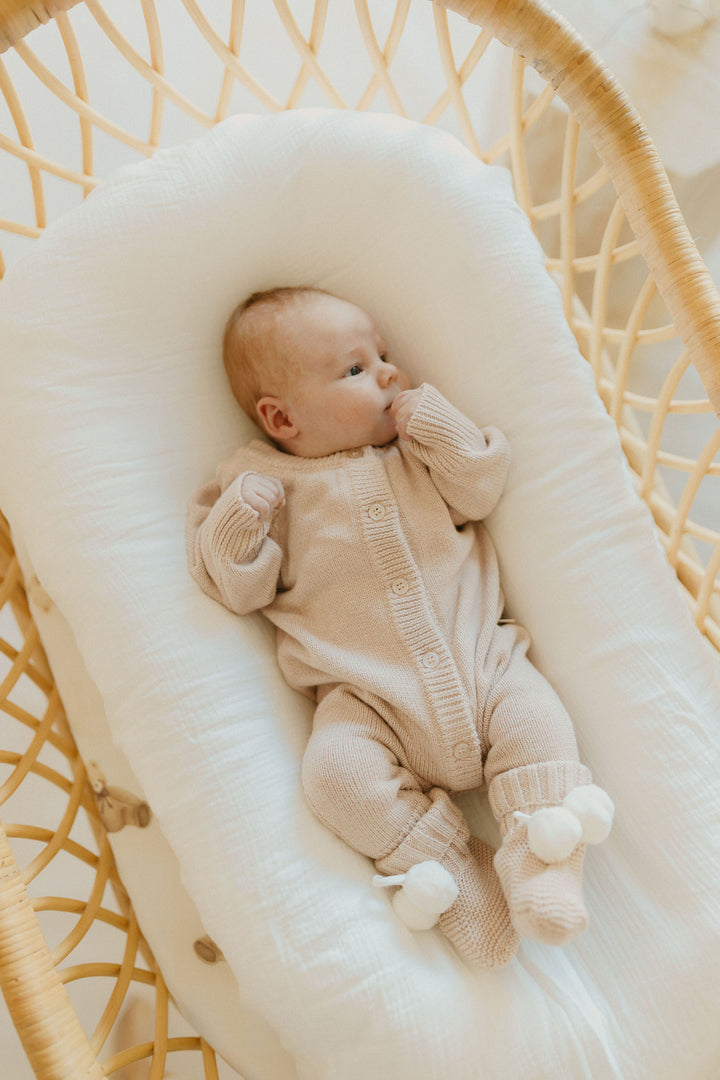 Classic Knit Romper | Biscotti