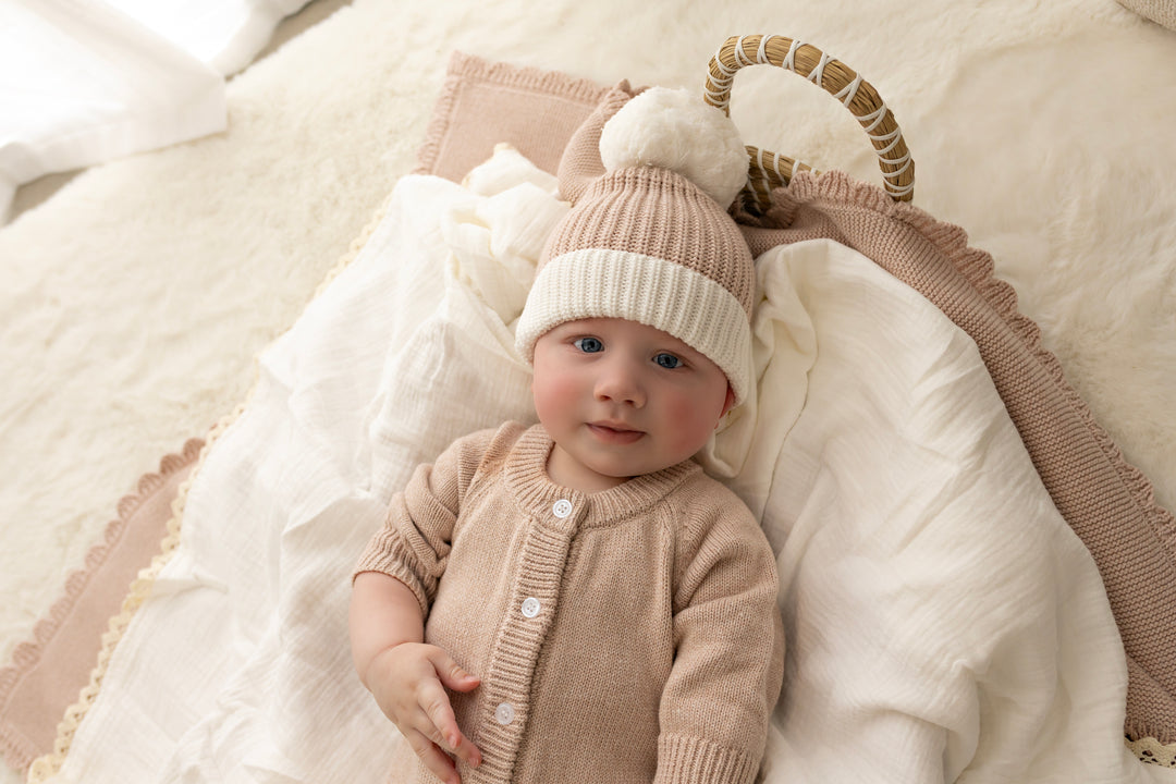 Baby Knit Beanie | Biscotti