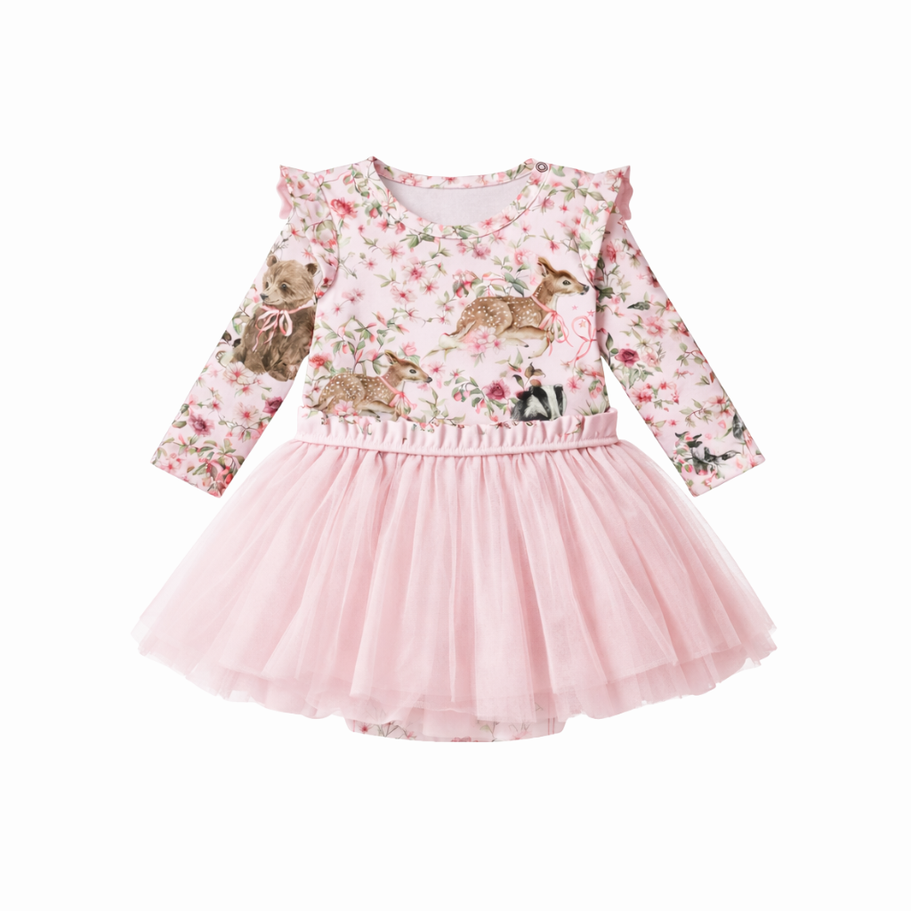Baby Animals - Onesie Tutu Dress