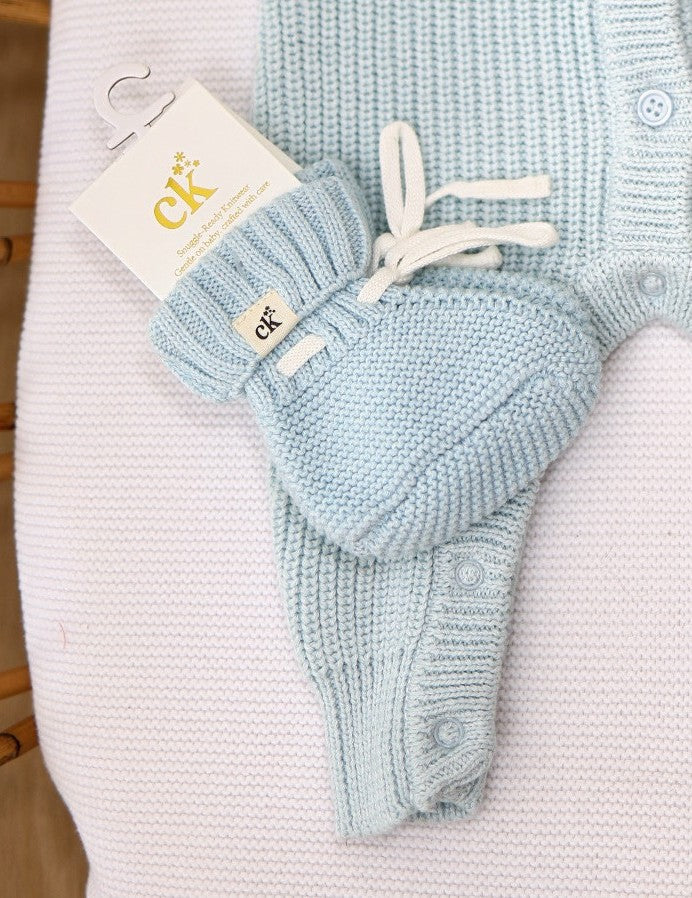 Baby Knit Booties | Traditional Blue