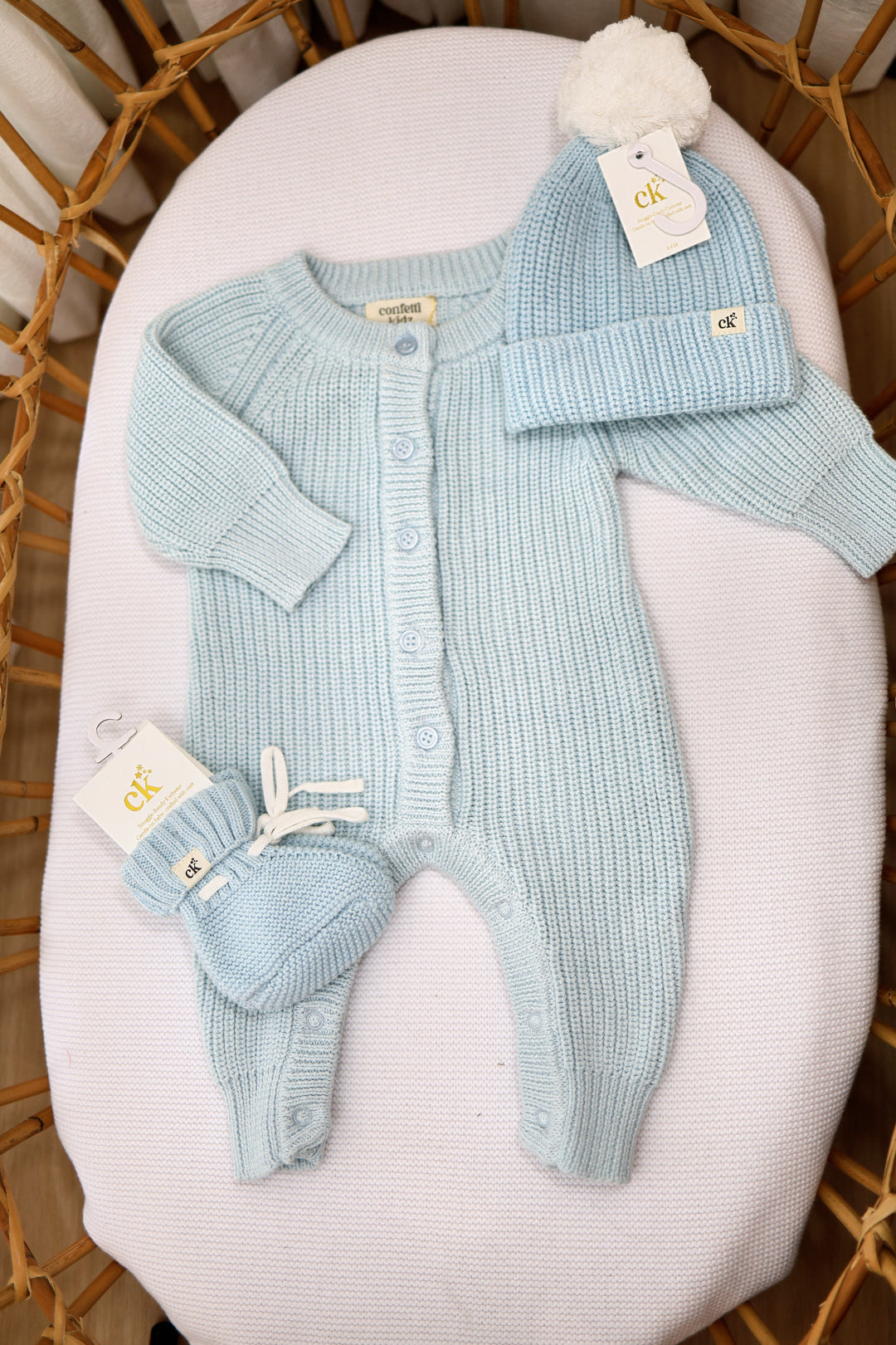 Baby Knit Beanie | Traditional Blue
