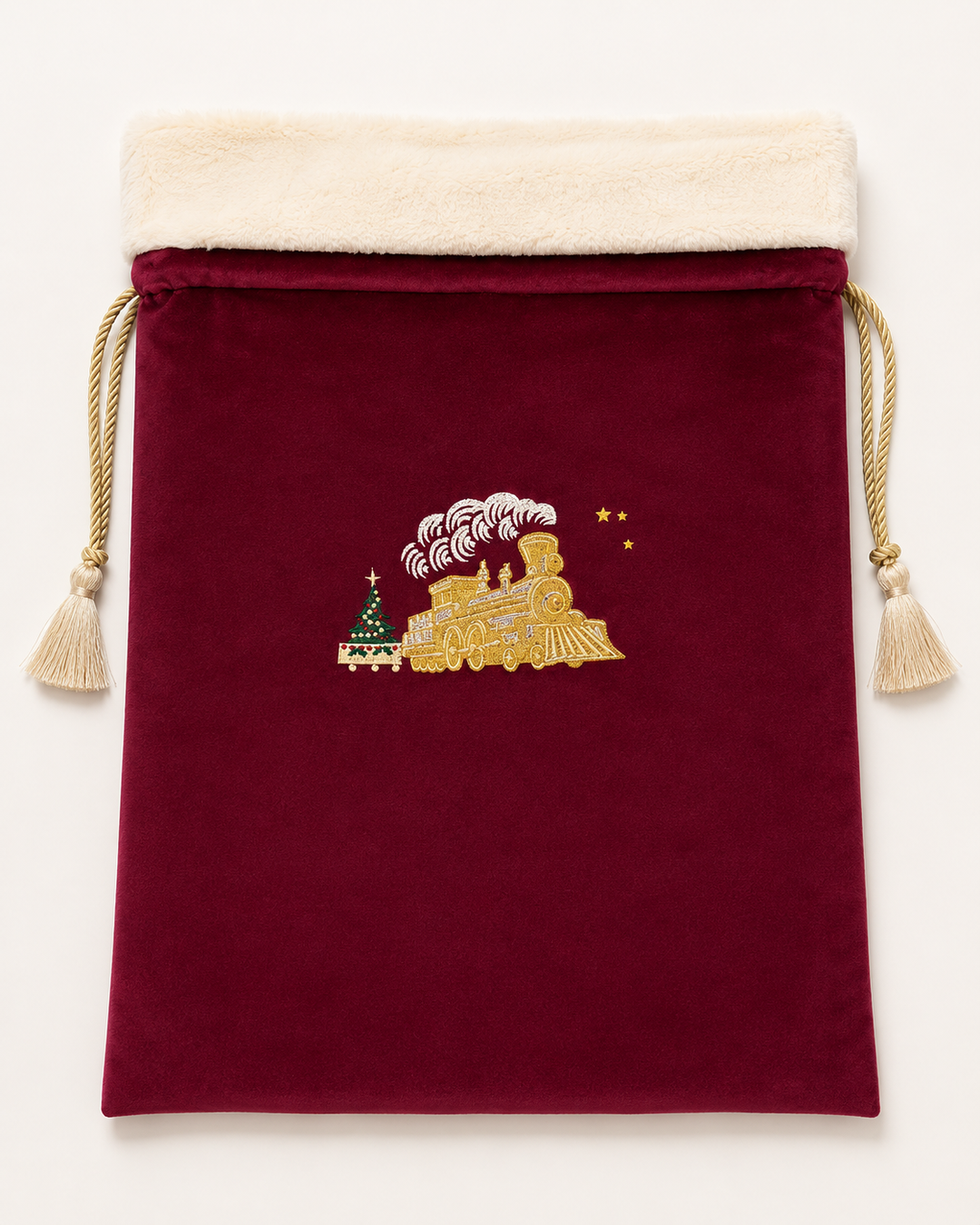 Deluxe Embroidered Santa Sack | Polar Express
