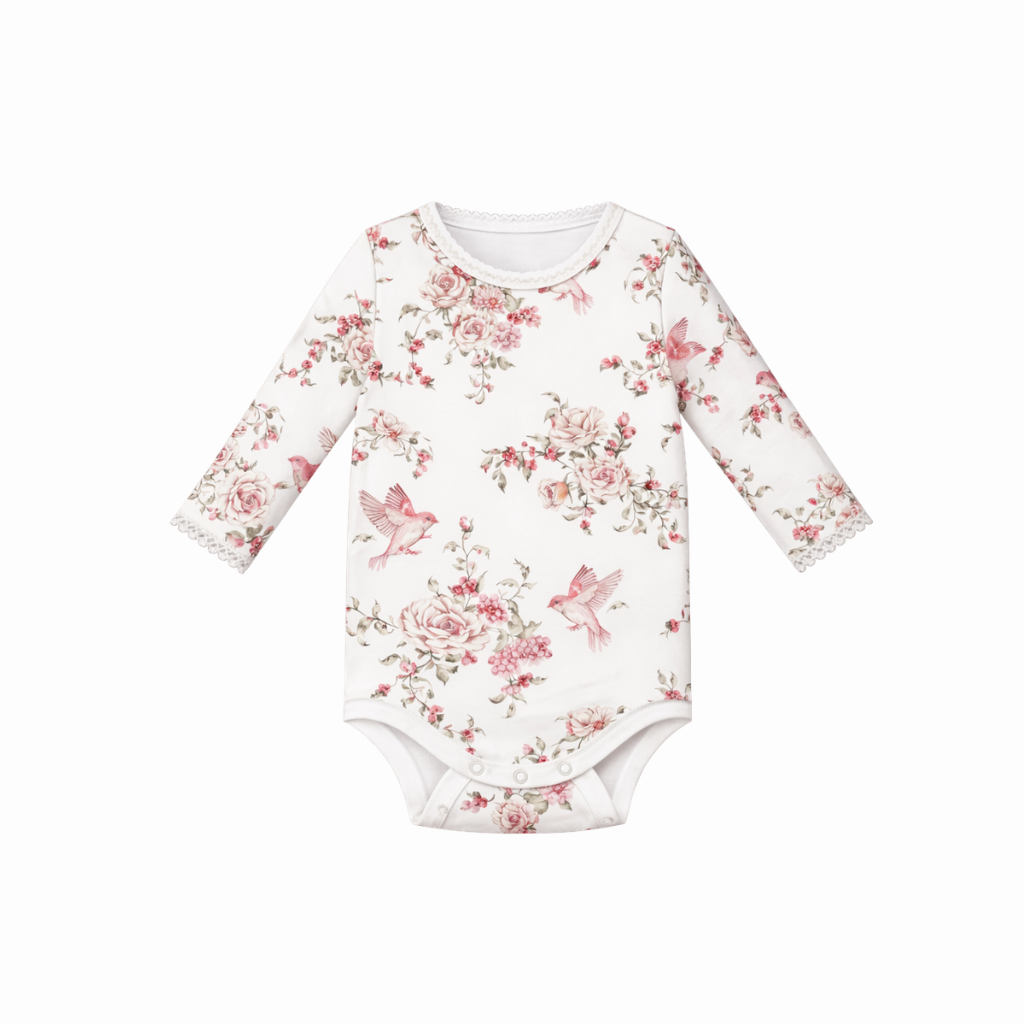 Rose Garden - Long Sleeve Bodysuit