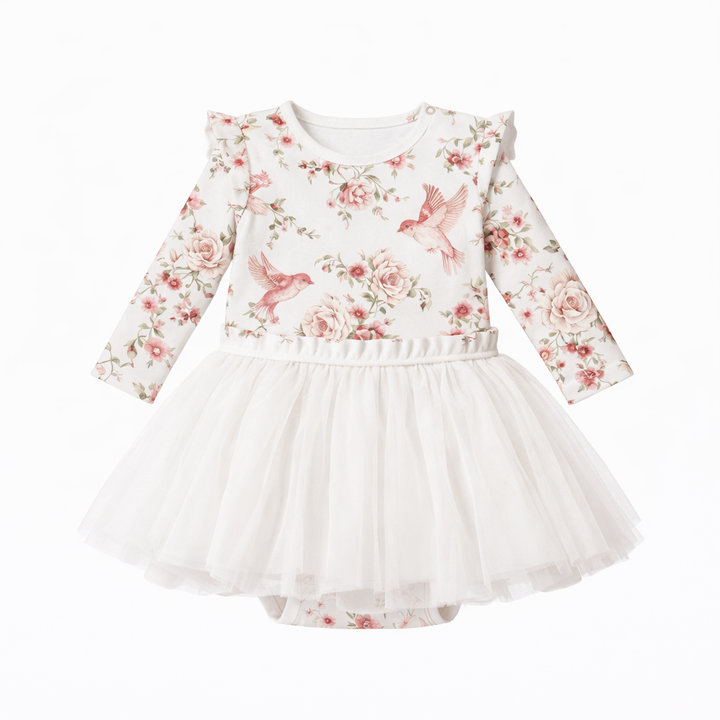 Rose Garden - Onesie tutu dress