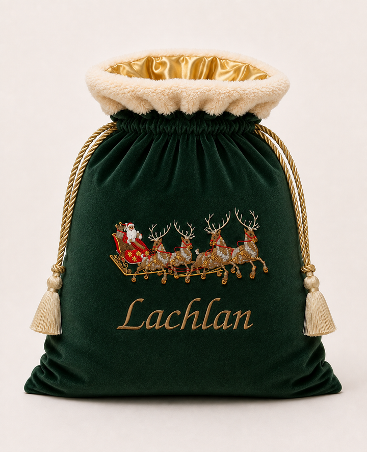 Deluxe Embroidered Santa Sack | Santa&