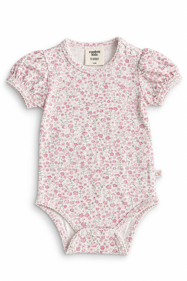 Seashell Bloom | Bamboo Bodysuit