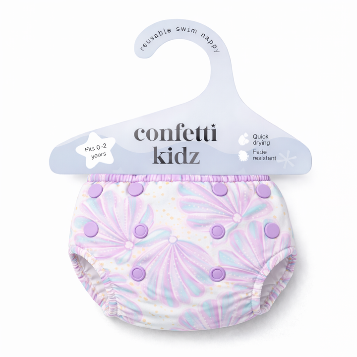 Reusable Swim Nappy | Shimmer Shells