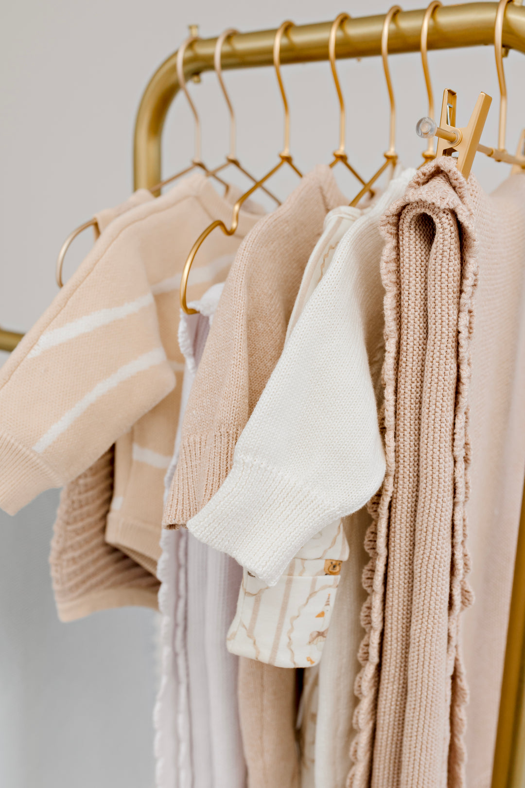 Heritage Knit Blanket | Biscotti