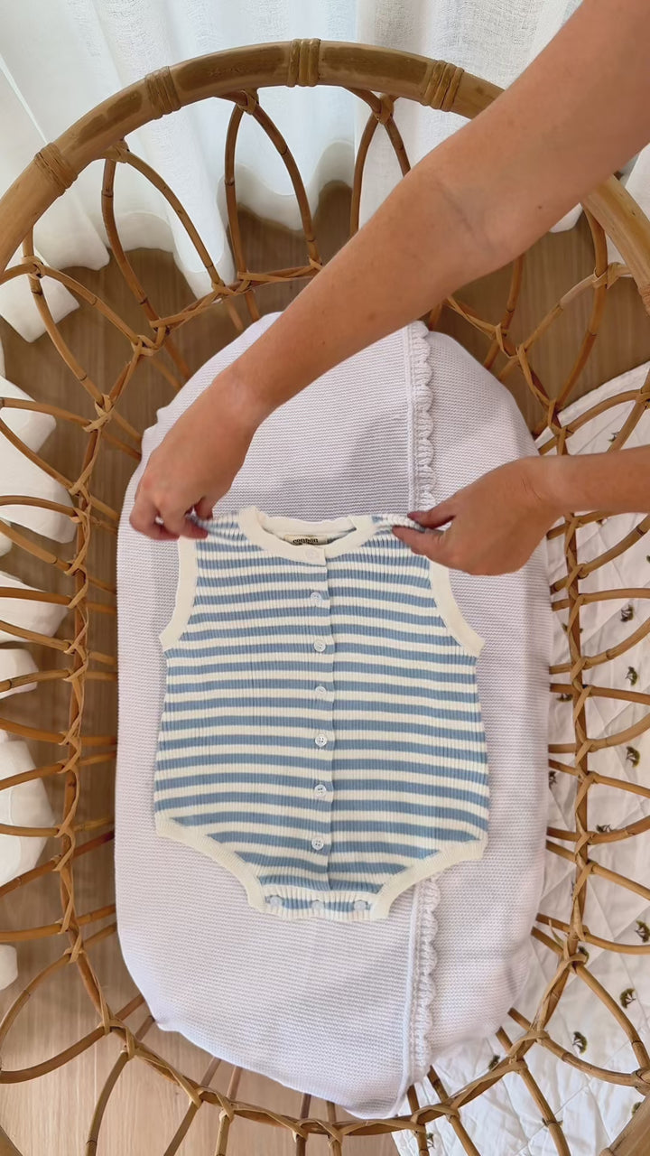 Breezy Knit Romper | Seaside