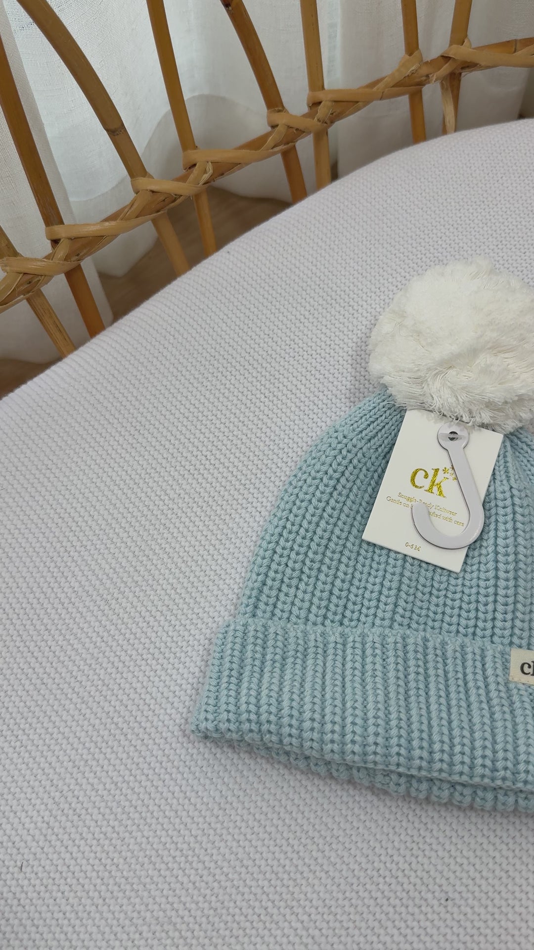 Baby Knit Beanie | Traditional Blue