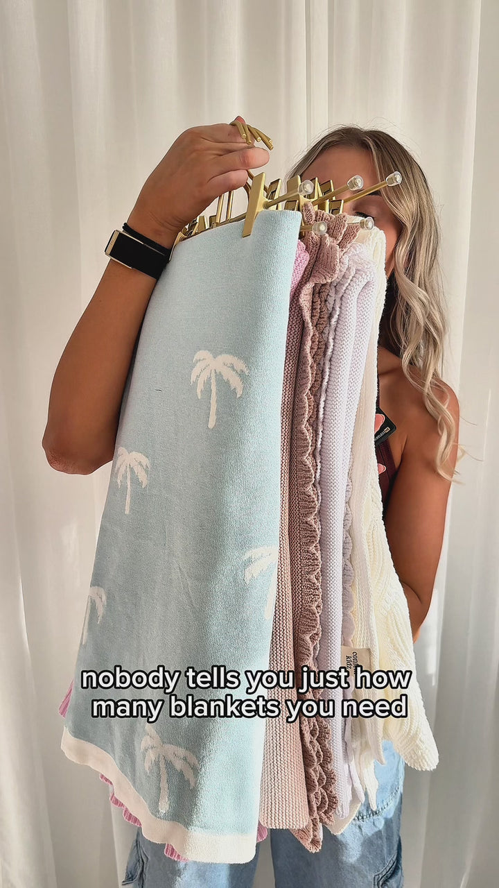 Keepsake Knit Blanket | Milk