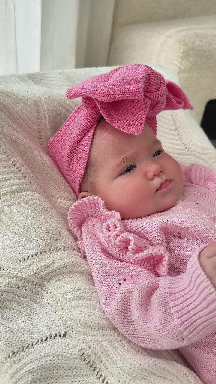 Pink Pointelle Keepsake Set