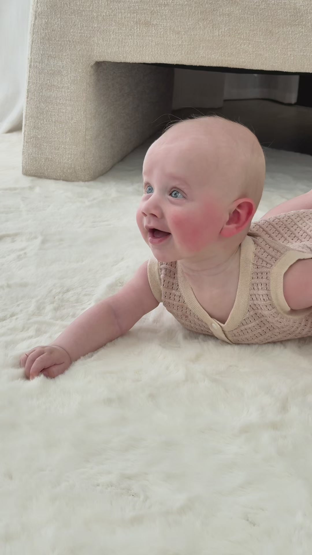 Breezy Knit Romper | Biscotti